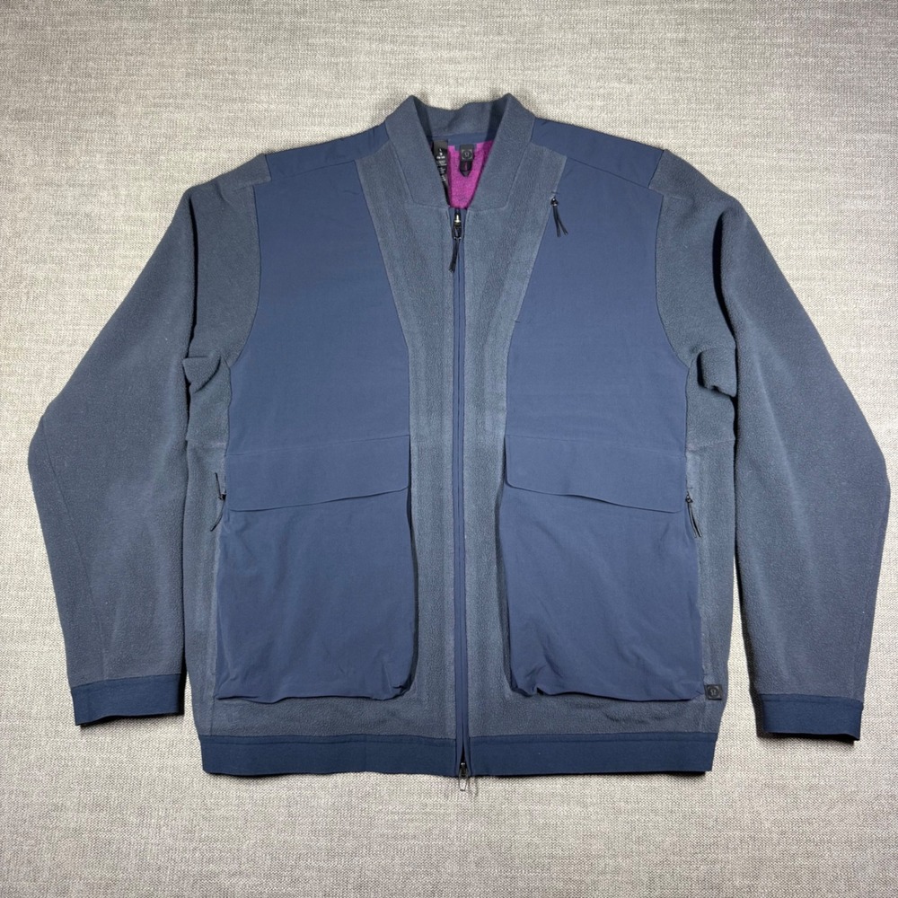 Lululemon‎ Lab Siffra Hybrid Bomber Jacket Merino Wool Blend M4A21S Mens Large